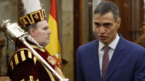 Pedro S&aacute;nchez, recientemente en el acto de la Constituci&oacute;n