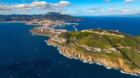 Turismo de Ceuta desde el aire