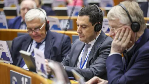 Juanma Moreno se encuentra de visita en Bruselas