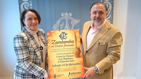 Presentaci&oacute;n de la zambomba del Casino Jerezano