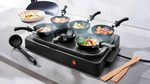 Los mini woks de LIDL son perfectos para hacer showcooking en reuniones familiares