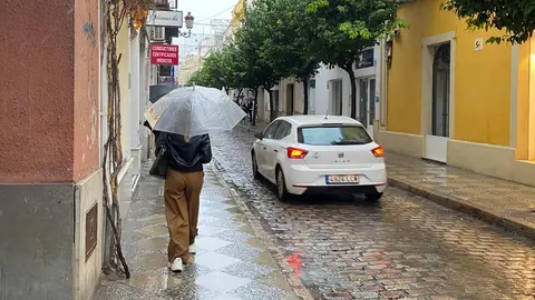 Lluvia en Jerez