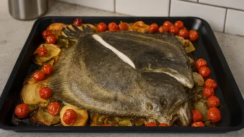 El rodaballo al horno es una de las soluciones m&aacute;s top para las comidas de Navidad en familia
