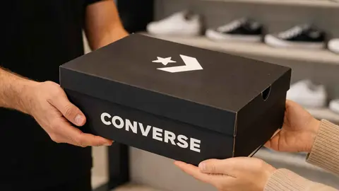 Parece una Puma Palermo, pero no, es una Converse de ca&ntilde;a baja, est&eacute;tica retro y 'minimalista'