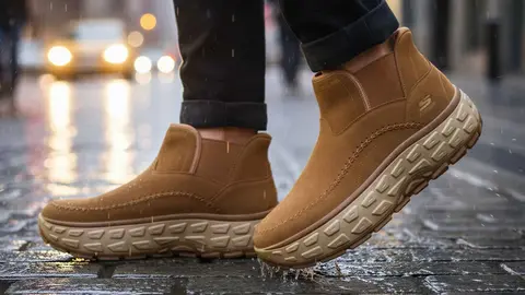 Las nuevas botas de Skechers con plataforma son perfectas para llevar con vaqueros este invierno
