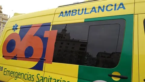 Una ambulancia del 061