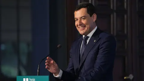 El presidente de la Junta de Andaluc&iacute;a, Juanma Moreno