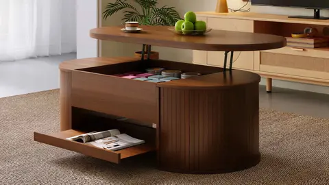 Ya en Leroy Merlin la mesa de centro m&aacute;s viral con tablero elevable y con dise&ntilde;o cl&aacute;sico pero innovador