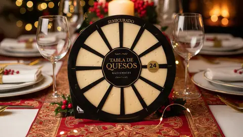 Tabla de quesos nacionales Hacendado de Mercadona