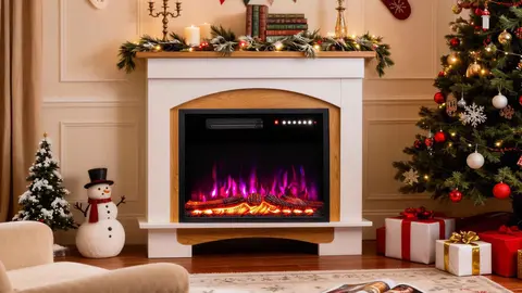 Hasta un 50% de rebaja Leroy Merlin enloquece y baja el precio de la chimenea el&eacute;ctrica con mueble cl&aacute;sico