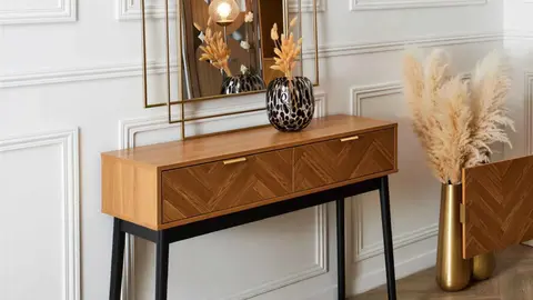 Consola con 2 cajones Felix, THE HOME DECO FACTORY de Leroy Merlin