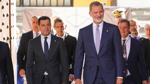Juanma Moreno y Felipe VI