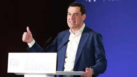El presidente del PP-A, Juanma Moreno