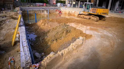 Obras en la Avenida Marconi de C&aacute;diz