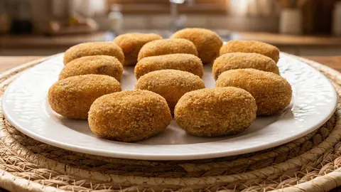 Croquetas de pollo y jam&oacute;n