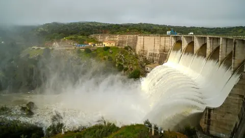 Imagen de archivo del embalse de Los Melonares, en Castilblanco de los Arroyos (Sevilla)