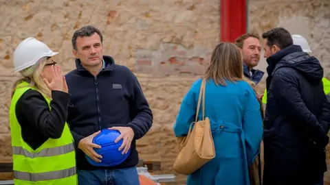 El alcalde de C&aacute;diz, Bruno Garc&iacute;a, ha visitado las obras