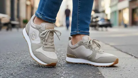 Llegan a Amazon las zapatillas de Skechers m&aacute;s c&oacute;modas para llevar con vaqueros son tendencia este invierno