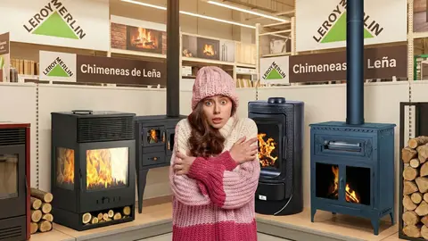 Las estufas de le&ntilde;a que est&aacute;n marcando un antes y un despu&eacute;s en Leroy Merlin | Imagen apoyada en IA