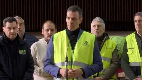 Pedro S&aacute;nchez se ha desplazado tambi&eacute;n hasta el lugar del terrible accidente