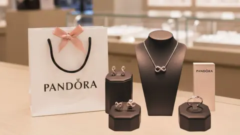 Conjunto de joyas de plata de Pandora