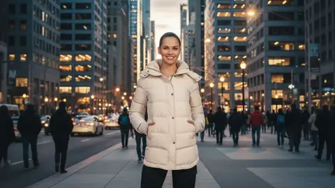 Abrigo acolchado de Skechers