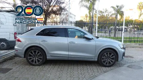 El veh&iacute;culo en la Comisar&iacute;a de Jerez