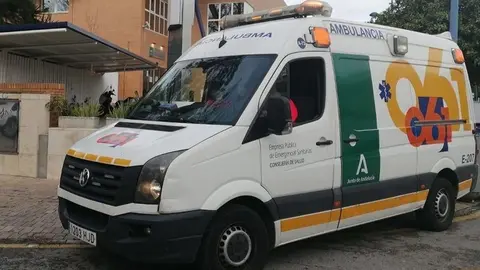 Una ambulancia del 061 se desplaz&oacute; hasta el lugar de los hechos
