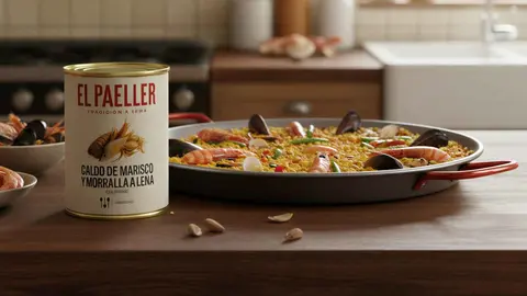 Caldo de marisco El Paeller en El Corte Ingl&eacute;s