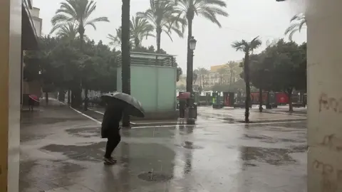La borrasca Joseph a su paso por Jerez