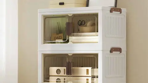 Acaban de convertirse en los m&aacute;s vendidos en Amazon el perchero doble y las cajas con almacenaje para ropa.jpg