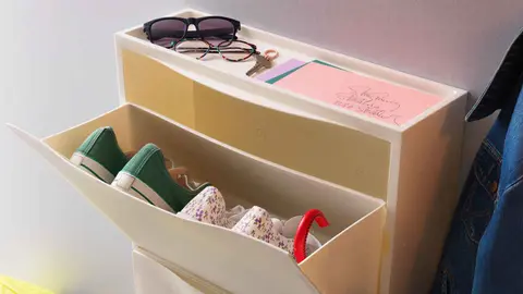 Zapatero y unidad de almacenaje TRONES de Ikea