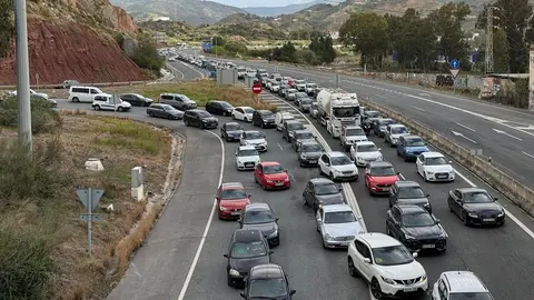 Colapso en la ronda este de M&aacute;laga