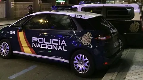 Veh&iacute;culos de la Polic&iacute;a Nacional en Algeciras
