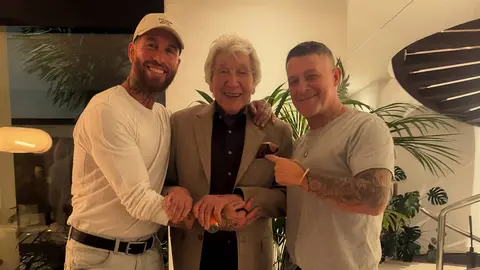 Sergio Ramos, Manuel Alejandro y Alejandro Sanz (2)