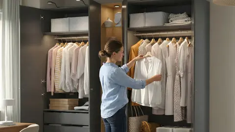 El armario de Ikea que resuelve la falta de espacio cuando la ropa se acumula con los a&ntilde;os