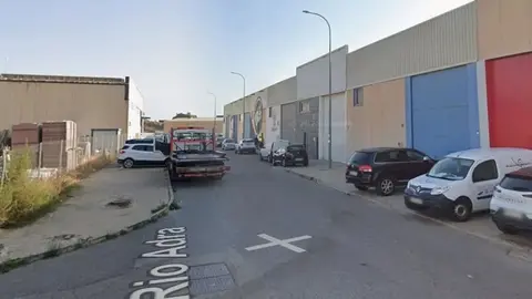 La calle en la que ha tenido lugar el accidente