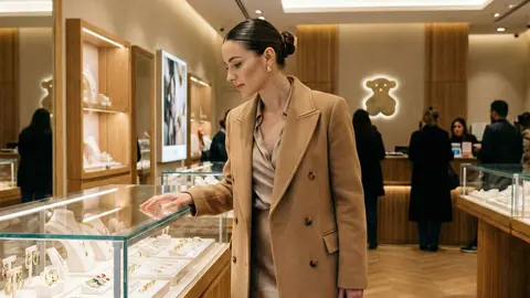 Clienta en tienda de TOUS