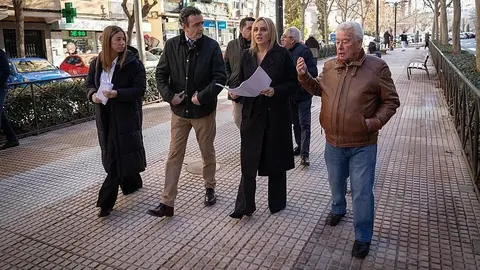 La alcaldesa de Granada, Marifr&aacute;n Carazo, ha visitado la zona
