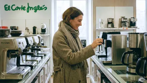 Secci&oacute;n de cafeteras en El Corte Ingl&eacute;s