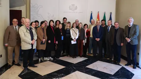 Recepci&oacute;n a la comitiva de periodistas que est&aacute; realizando un PressTrip con motivo de la Capitalidad Espa&ntilde;ola de la Gastronom&iacute;a | Cristo Garc&iacute;a