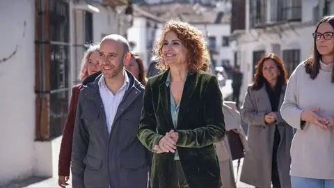 Mar&iacute;a Jes&uacute;s Montero, durante su visita a Grazalema
