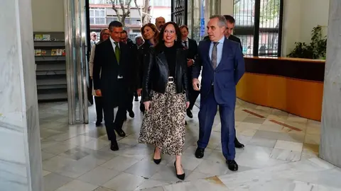 La consejera de Fomento, Roc&iacute;o D&iacute;az, durante su visita a Sevilla