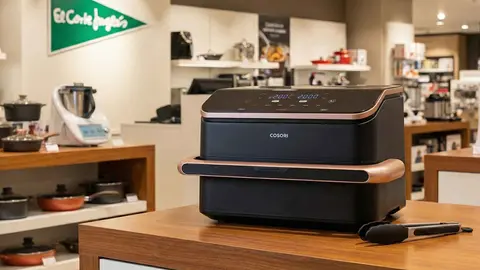 El Corte Ingl&eacute;s lanza esta freidora de aire XXL, con hasta 10 litros de capacidad, y que permite cocinar para toda la familia en un solo uso