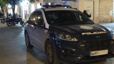 Coche de la Polic&iacute;a Nacional en Jerez