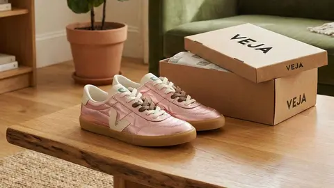 Zapatillas metalizadas de Veja