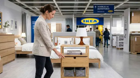 Mesita de noche NORDKISA de Ikea