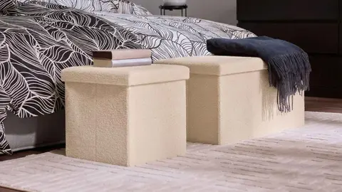 Taburete con almacenaje, Livarno Home de Lidl