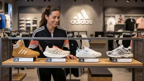 Adidas recupera el esp&iacute;ritu del baloncesto retro con zapatillas que dominan la moda urbana | Imagen apoyada en IA