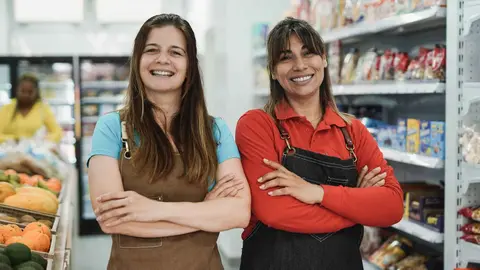 Mujeres trabajando